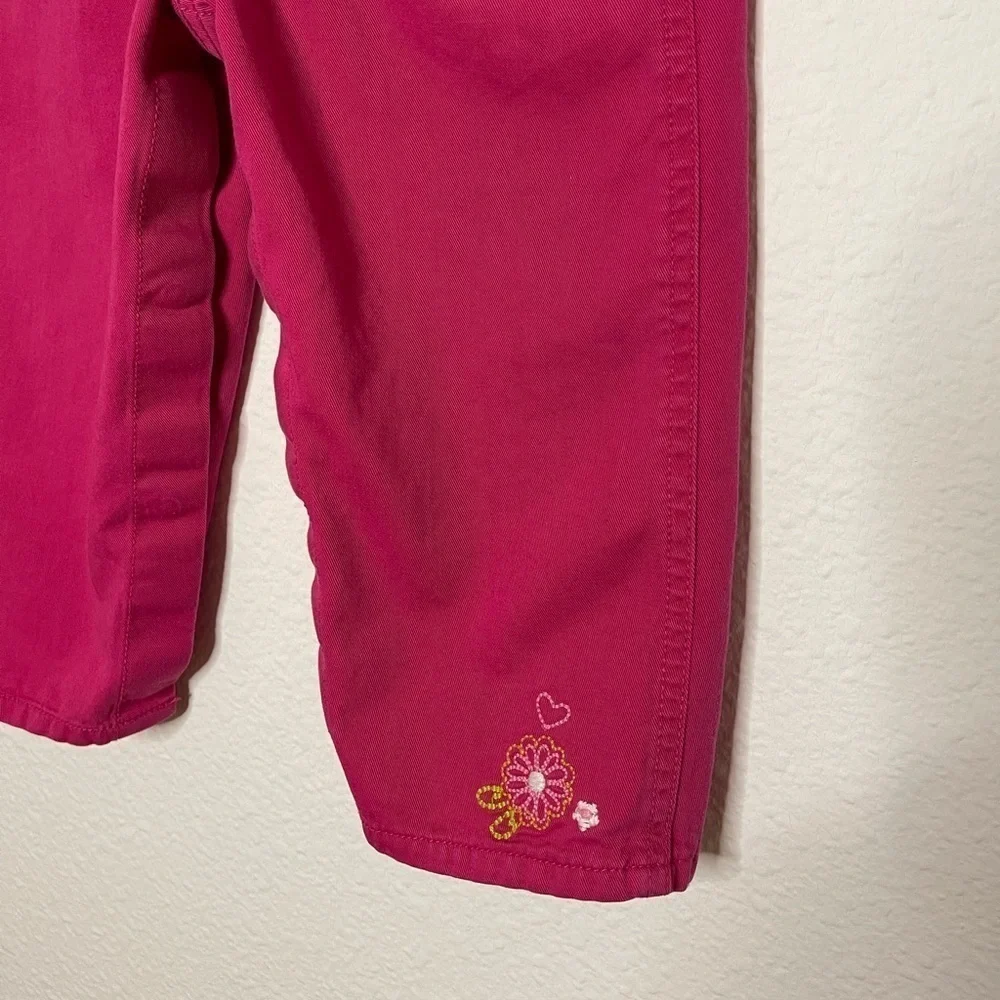 OshKosh B’gosh Vintage Embroidered pink Overalls